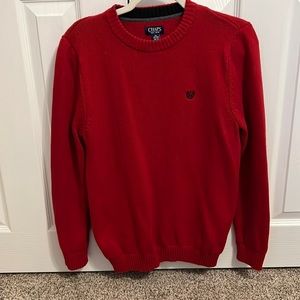 Chaps boys red sweater